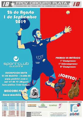 poster del torneo 18* FPCV CIRCUITO DE PLATA