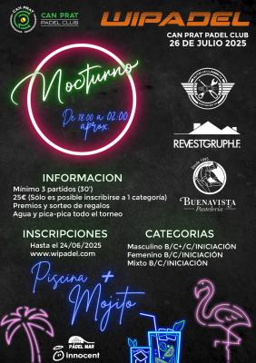 poster torneo WIPADEL NOCTURNO