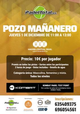 poster del torneo POZO MAÑANERO