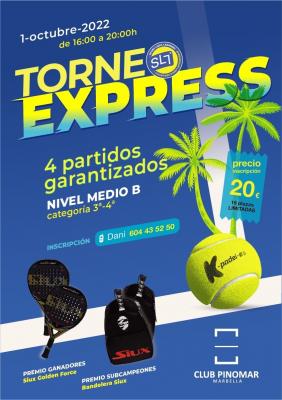 poster torneo TORNEO EXPRESS PINOMAR