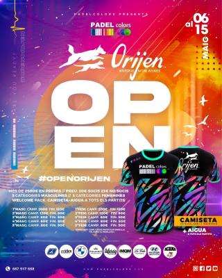 poster del torneo OPEN ORIJEN