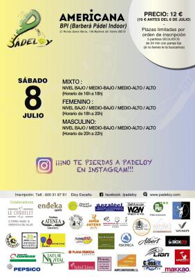 poster del torneo MEGA AMERICANA PADELOY