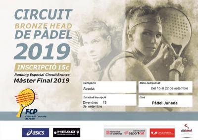 poster torneo CIRCUIT BRONZE HEAD 2019