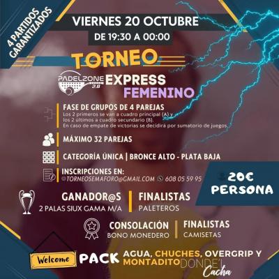 poster del torneo TORNEO EXPRESS FEMENINO