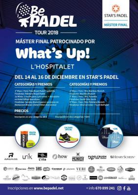 poster del torneo BePADEL MASTER FINAL