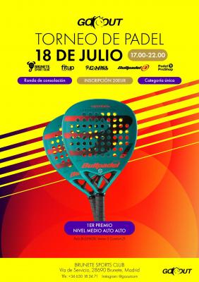 poster del torneo TORNEO PADEL GOOUT