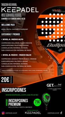 poster del torneo TORNEO KEEPADEL & GET INDOOR