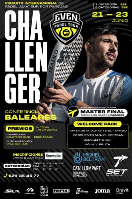 poster del torneo EVEN PADEL TOUR MALLORCA