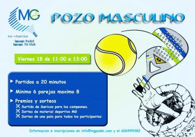 poster del torneo POZO MASCULINO