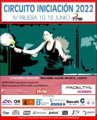 poster del torneo IV PRUEBA CIRCUITO MENORES INICIACIÓN - MALLORCA