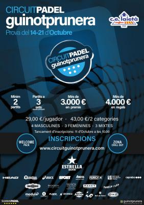 poster del torneo CIRCUIT GUINOT PRUNERA