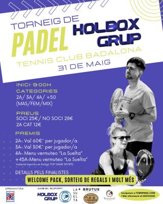 poster del torneo TORNEIG  HOLBOX  GRUP