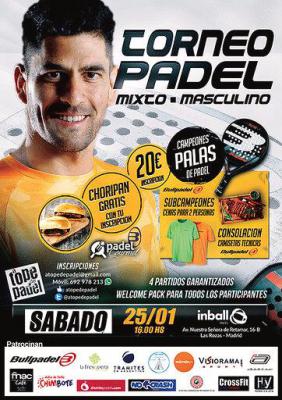 poster del torneo TORNEO DE PADEL MIXTO - MASCULINO