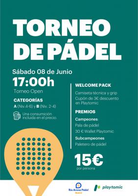 poster del torneo TORNEO OPEN DE PADEL