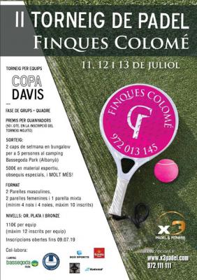 poster del torneo II TORNEIG FINCAS COLOMÉ