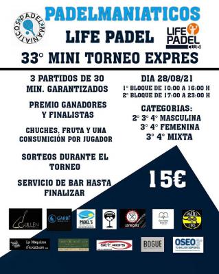 poster del torneo 33º MINI TORNEO EXPRES