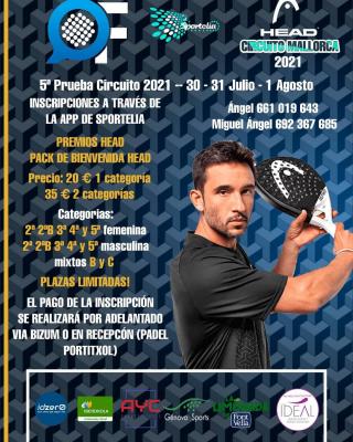 poster del torneo 5A PRUEBA DEL CIRCUITO HEAD MALLORCA