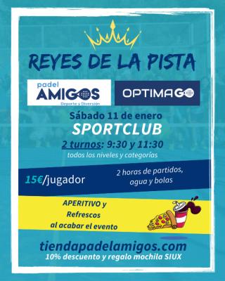 poster del torneo REYES DE LA PISTA 11 ENERO