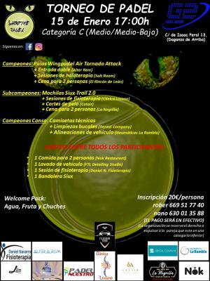 poster del torneo SHOWTIMEPADEL