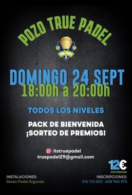 poster del torneo TRUEPADEL ARGANDA