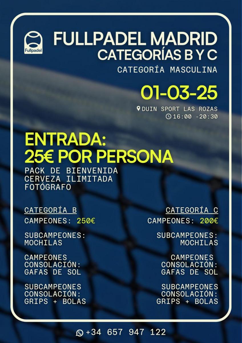 cartel del torneo