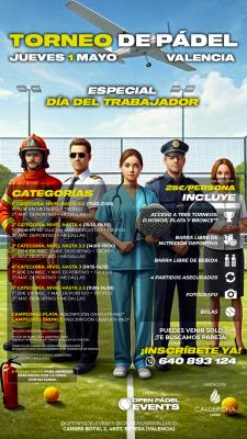 poster del torneo ESPECIAL DÍA DEL TRABAJADOR