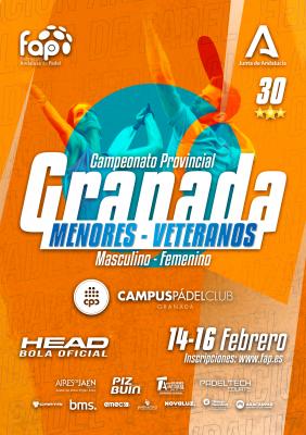 poster del torneo CAMPEONATO PROVINCIAL MENORES GRANADA 30*