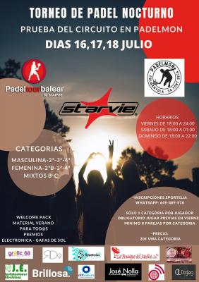 poster del torneo TORNEO NOCTURNO - 5ª PRUEBA CIRCIUTO 2021