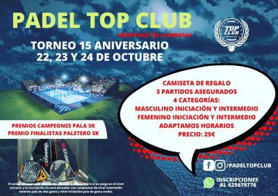 poster del torneo TORNEO 15 ANIVERSARIO