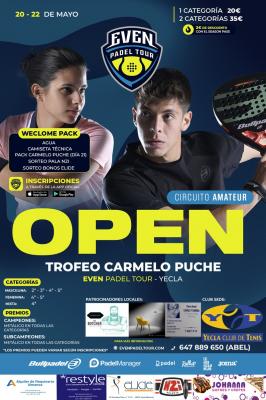 poster del torneo OPEN EVEN PADEL TOUR MURCIA