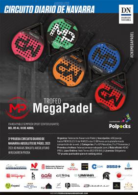 poster del torneo CICUITO DE NAVARRA - TROFEO MEGA PADEL