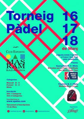 poster del torneo TORNEIG MAS RAM