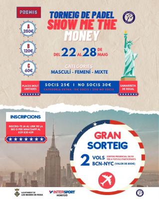 poster del torneo TORNEIG SHOW ME THE MONEY 2023