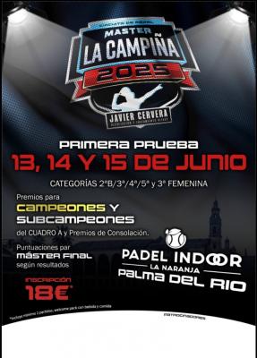 poster torneo MÁSTER LA CAMPIÑA 2025