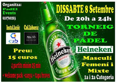 poster del torneo TORNEIG DE PADEL