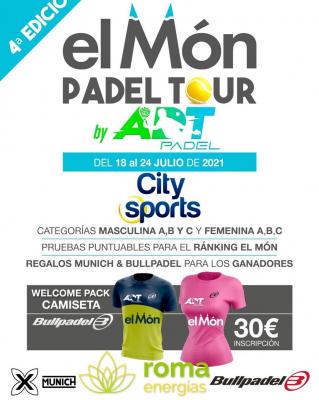 poster del torneo III PRUEBA EL MÓN PÀDEL TOUR 2021