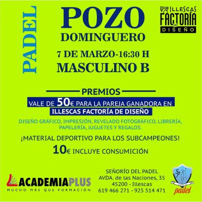 poster del torneo POZO DOMINGUERO
