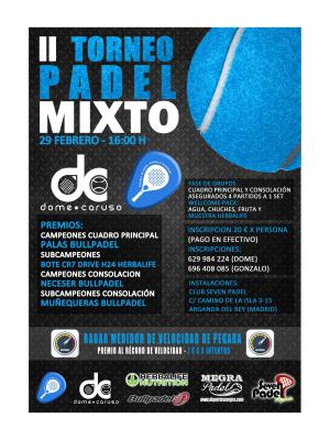 poster del torneo SEGUNDO TORNEO MIXTO