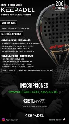 poster del torneo TORNEO KEEPADEL & GET INDOOR