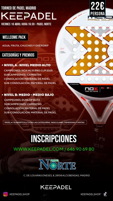 cartel del torneo