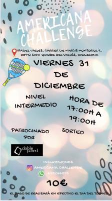 poster del torneo AMERICANA CHALLENGE