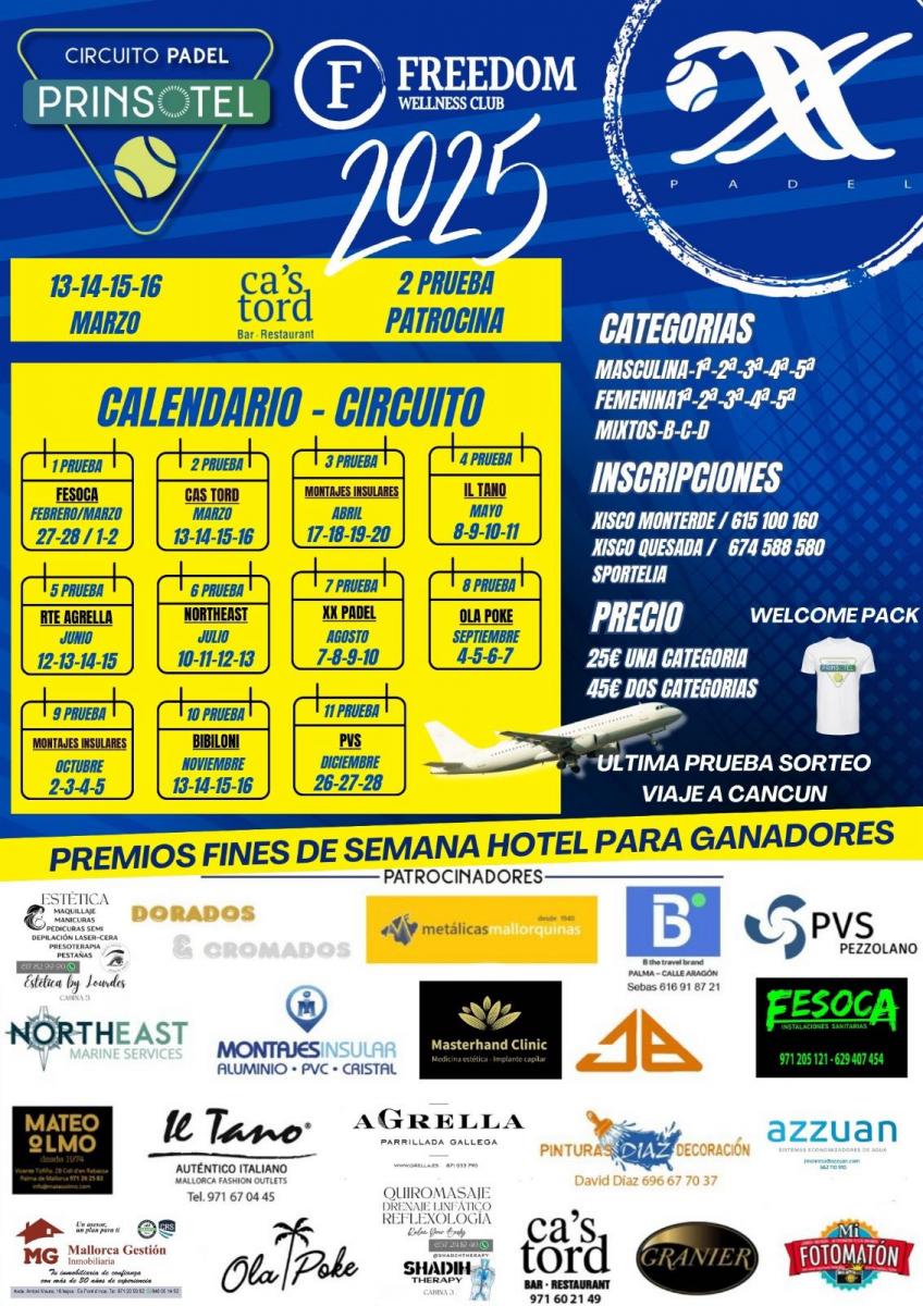 cartel del torneo