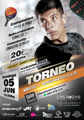 poster del torneo TORNEO MIXTO & MASCULINO 