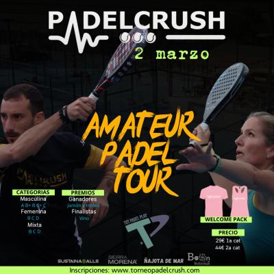 poster torneo PADELCRUSH