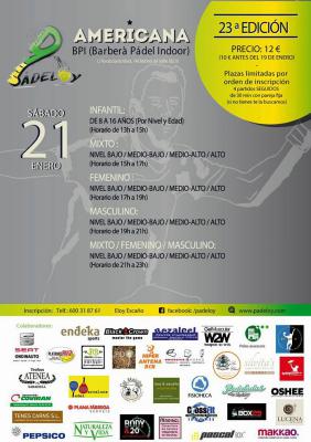 poster del torneo AMERICANA 23a EDICIÓN