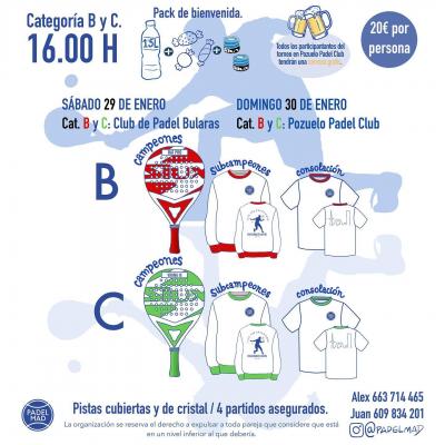 poster del torneo TORNEO MASCULINO
