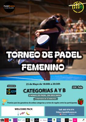 poster del torneo 54 TORNEO FEMENINO PADELBUENO