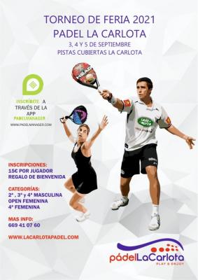 poster del torneo XI TORNEO DE FERIA DE LA CARLOTA 2021