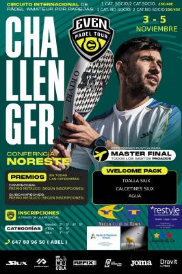 poster del torneo 1ER CHALLENGER EVEN PADEL YECLA