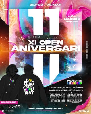 poster torneo XI OPEN ANIVERSARI